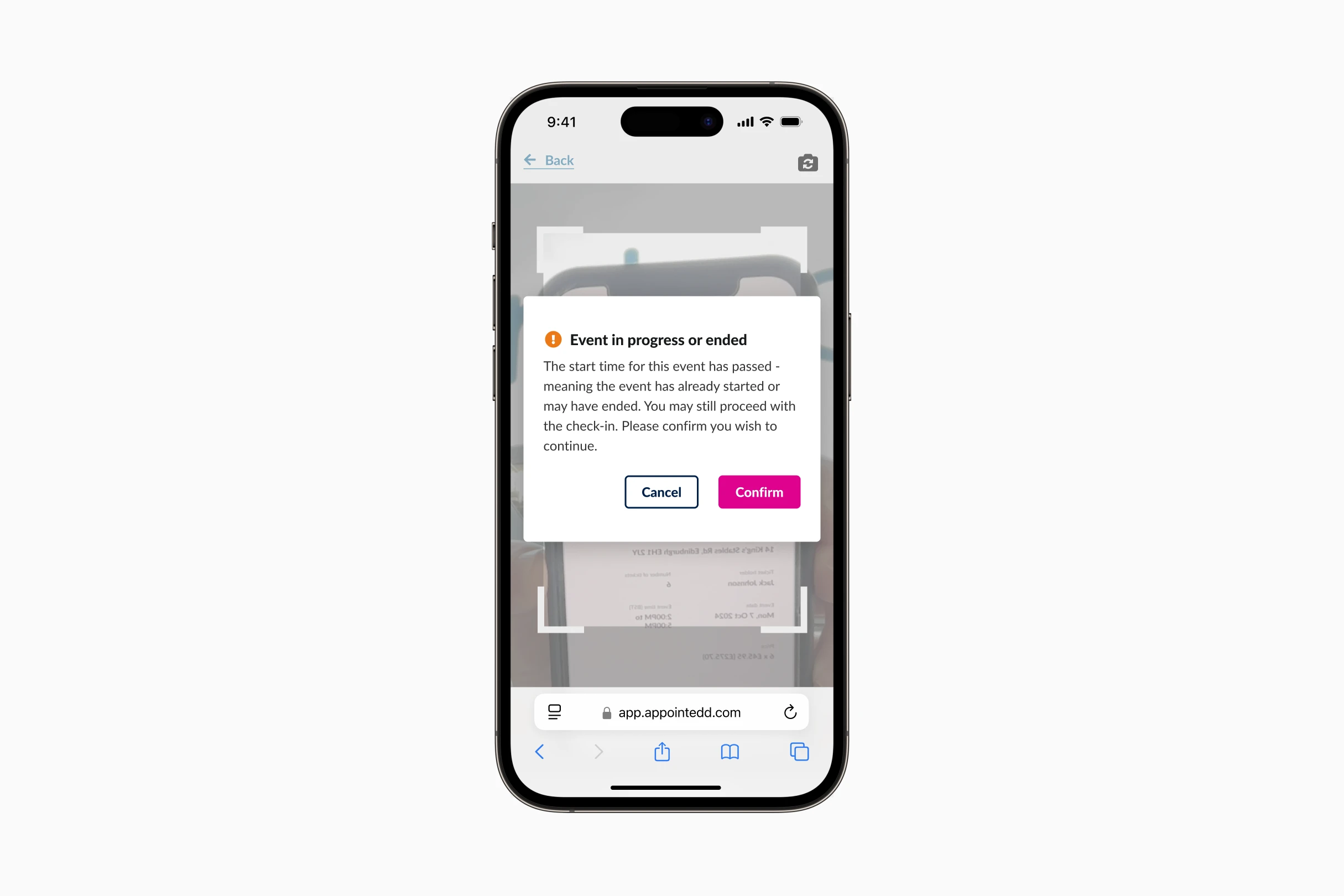 Collection of error states
